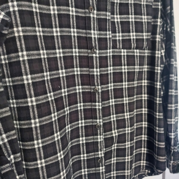 UNIVERSAL THREAD NWT FLANNEL BLOUSE LARGE - Picture 6 of 15